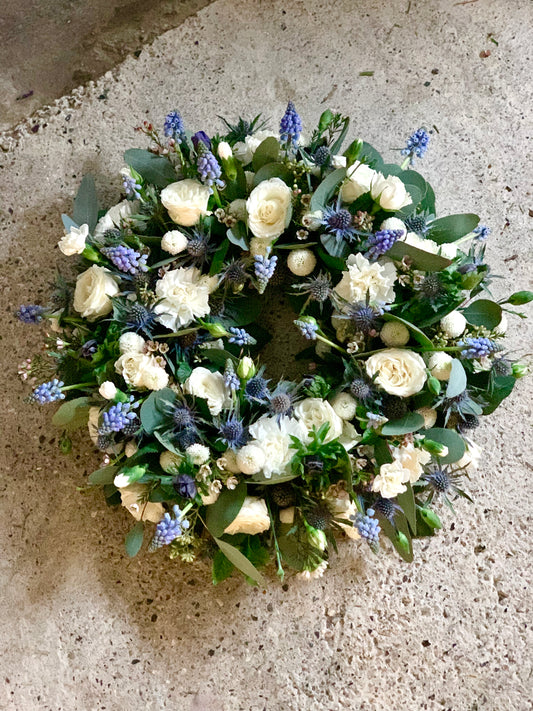 Rundpyntet krans, Enkel og rustik, Stor