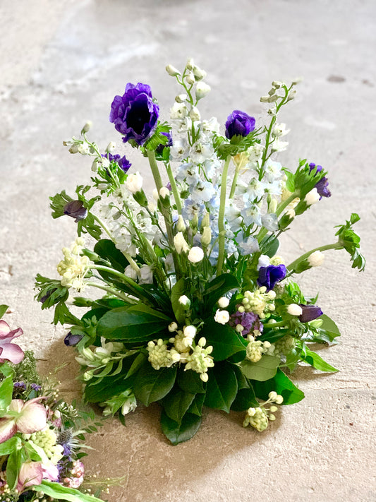 Dekoration, blomsterbed, Stor