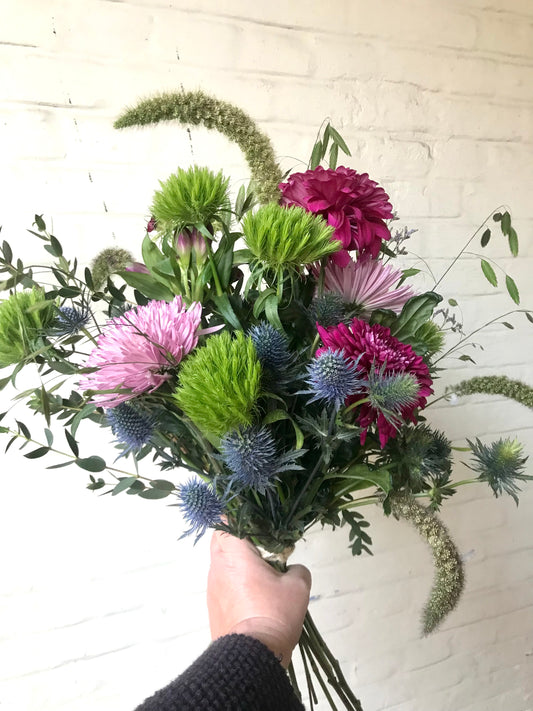 Signaturbuket, Glade Farver, Stor