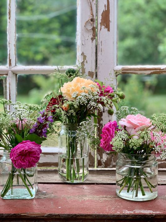 Blomster i Konservesglas, Boheme, Stor